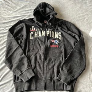 NFL New England Patriots Super Bowl Champions Zip Up hoodie